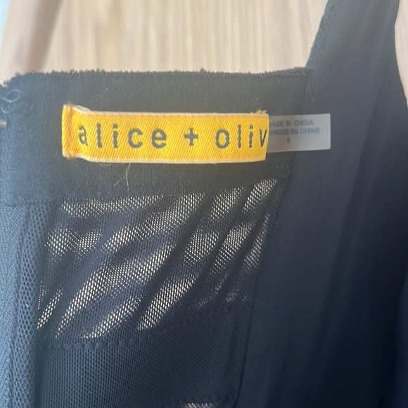 Alice + Olivia - Black Peplum Dress - Picture 10 of 11